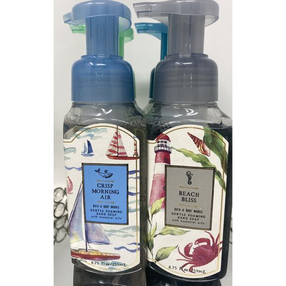 HTF Lot of 4 Bath & Body Works Hand Foaming Soap Summer Collection - Rare - Picture 5 of 6